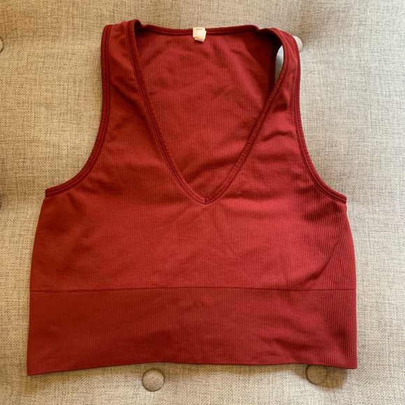 Athleta Aurora Seamless crop ribbed tank - Picture 3 of 3